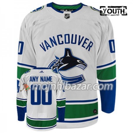 Dresovi Vancouver Canucks Custom Adidas Bijela Authentic - Dječji